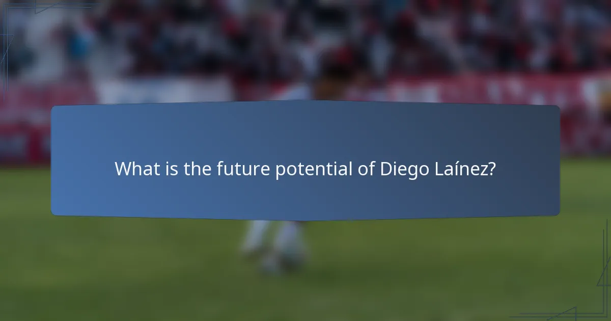 What is the future potential of Diego Laínez?